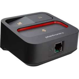 Poly Plantronics Analog Switch for Quick Disconnect (QD) Headsets, 1 x Phone Line (RJ-11), USB, Headphone