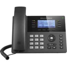 Grandstream GXP1782 IP Phone - Corded - Wall Mountable, Desktop - Black - 8 x Total Line - VoIP - 2 x Network (RJ-45) - PoE Ports