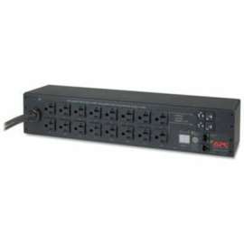 APC by Schneider Electric Rack PDU, Metered, 2U, 30A, 120V, (16) 5-20 - Metered - NEMA L5-30P - 16 x NEMA 5-20R - 120 V AC - 2U - Rack-mountable