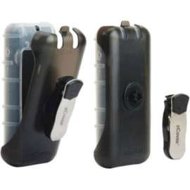 zCover Dock-in-Case Carrying Case (Holster) IP Phone - Clear - Silicone Body - Belt Clip - 1 Pack