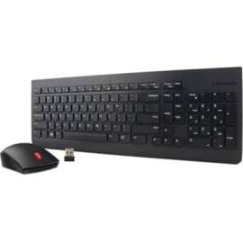 Lenovo Essential Wireless Keyboard and Mouse Combo, LA Spanish 171 (w/o Battery), USB Wireless RF, Spanish (Latin America), USB Wireless RF