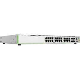Allied Telesis Managed Gigabit Ethernet Switch - 24 Ports - Manageable - 3 Layer Supported - Modular - 4 SFP Slots - Optical Fiber, Twisted Pair - Wall Mountable, Rack-mountable, Desktop