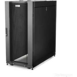 StarTech.com 25U Server Rack Cabinet - 4 Post Adjustable Depth 7-35" Locking Vented Rolling Network/Data/IT Enclosure w/Casters/Cable Mgmt