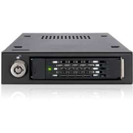 Cremax Icy Dock MB601VK-B Drive Bay Adapter for 3.5", U.2 (SFF-8639) Host Interface Internal, Matte Black, 1 x Total Bay, 1 x 2.5" Bay