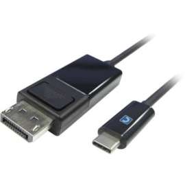 Comprehensive Cable Comprehensive Type-C Male to DisplayPort Male cable, 1.2m, 3.94 ft DisplayPort/USB-C A/V Cable for Monitor, MacBook, Chromebook, Audio/Video Device, MAC, Ultrabook, First End: 1 x USB 3.1 Type C, Male
