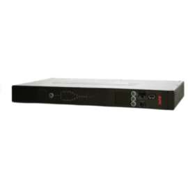 APC by Schneider Electric Rack ATS, 100/120V, 15A, 5-15 in, (10) 5-15R Out