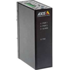 Axis Communications AXIS T8144 60 W Industrial Midspan - 55 V DC Output - 1 x 10/100/1000Base-T Input Port(s) - 1 x 10/100/1000Base-T Output Port(s) - 60 W - Black