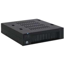 Cremax Icy Dock FlexiDOCK MB521SP-B Drive Bay Adapter for 3.5", Serial ATA/600 Host Interface Internal, Black, 1 x Total Bay, 1 x 2.5" Bay