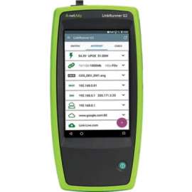 NetAlly LinkRunner G2 Smart Network Tester - LinkRunner G2 Smart Network Tester is a touchscreen Android based handheld device that supports end to end link connectivity and high wattage PoE testing. Network Testing - USB - Network (RJ-45) - Twisted