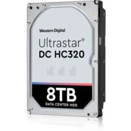 HGST Ultrastar DC HC320 HUS728T8TAL5204 8 TB Hard Drive, 3.5" Internal, SAS (12Gb/s SAS), Server Device Supported, 7200rpm