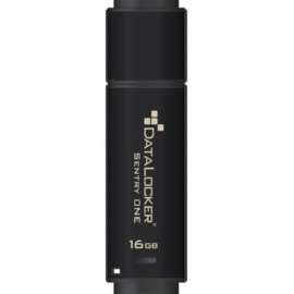 DataLocker Sentry ONE Encrypted Flash Drive, 16 GB, USB 3.1, 256-bit AES, 5 Year Warranty