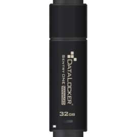 DataLocker Sentry ONE Managed Encrypted Flash Drive, 32 GB, USB 3.1, 256-bit AES, TAA Compliant