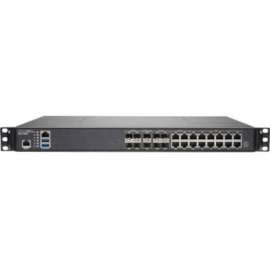 SonicWall NSA 3650 Network Security/Firewall Appliance, 16 Port, 1000Base-T, 10GBase-X, Gigabit Ethernet, DES, 3DES, AES (128-bit), AES (192-bit), AES (256-bit), MD5, SHA-1