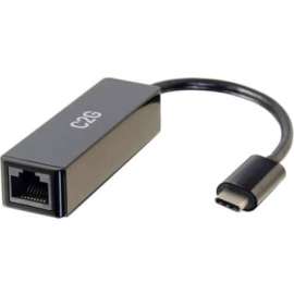 C2G USB C to Gigbit Ethernet Adapter, USB 3.0 Type C, 1 Port(s), 1, Twisted Pair