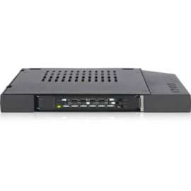 Cremax Icy Dock ToughArmor MB411SPO-1B Drive Bay Adapter for 5.25", Serial ATA/600 Host Interface Internal, Black, 1 x HDD Supported, 1 x SSD Supported