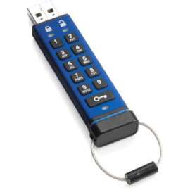 iStorage datAshur PRO 64GB USB 3.2 (Gen 1) Type A Flash Drive, 64 GB, USB 3.2 (Gen 1) Type A, 169 MB/s Read Speed, 135 MB/s Write Speed