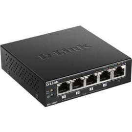 D-Link 5-Port Desktop Gigabit PoE+ Switch, 5 Ports, Manageable, Gigabit Ethernet, 10/100/1000Base-T