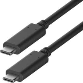 4XEM 10FT USB-C to USB-C Cable, 10 ft USB C Data Transfer Cable, First End: 1 x USB 3.0 Type C, Male, Second End: 1 x USB 3.0 Type C