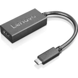 Lenovo USB-C to HDMI 2.0b Adapter, 9.40" HDMI/USB A/V Cable for Audio/Video Device, Notebook, Monitor, Projector, First End: 1 x USB Type C, Male, Second End: 1 x HDMI 2.0b Type A Digital Audio/Video