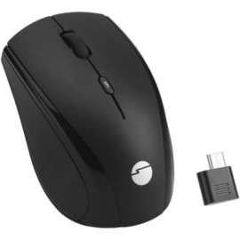 SIIG USB-C Wireless 2.4G 3-Button Mouse, Optical, Wireless, Radio Frequency, 2.40 GHz