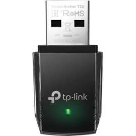 Tp Link TP-Link Archer T3U - IEEE 802.11ac Dual Band Wi-Fi Adapter for PC Desktop/Notebook - USB 3.0 - 1.27 Gbit/s - 2.40 GHz ISM - 5 GHz UNII - MU-MIMO WiFi Dongle - Supports Windows 11, 10, 8.1, 8, 7, XP/Mac OS X 10.9-10.14
