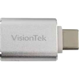 VisionTek USB-C to USB-A (M/F) Adapter, USB-C to USB adapter plug male to female supports USB 3.0 / USB 3.1 Host works with flash drives, keyboards, mice, external storage