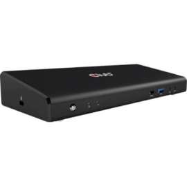 Club 3D USB C 3.2 Gen1 Universal Triple 4K Charging Dock, for Notebook/Tablet/Smartphone, 60 W, USB 3.2 (Gen 1) Type C, 6 x USB Ports