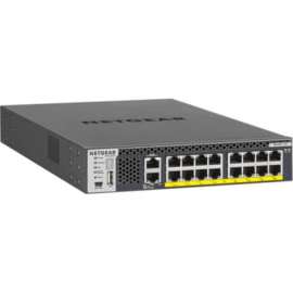 Netgear XSM4316PA Ethernet Switch - 16 Ports - Manageable - 3 Layer Supported - 308.70 W Power Consumption - Twisted Pair - 1U High - Rack-mountable - Lifetime Limited Warranty