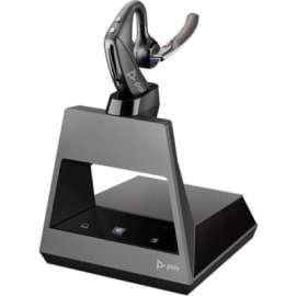 Poly Plantronics Voyager 5200 Office, 2-Way Base, Microsoft Teams,USB-A, Mono, Wireless, Bluetooth, 250 ft