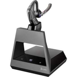 Poly Plantronics Voyager 5200 Office, 2-Way Base, Microsoft Teams, USB-C, Mono, Wireless, Bluetooth, 250 ft