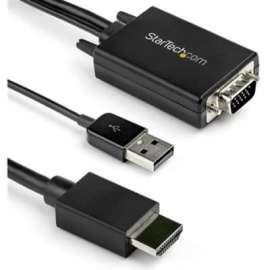 StarTech.com 3m VGA to HDMI Converter Cable with USB Audio Support