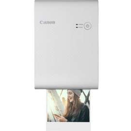 Canon SELPHY QX10 Dye Sublimation Printer, Color, Photo Print, Portable, White