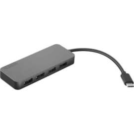 Lenovo USB-C to 4 Port USB-A Hub, USB Type C, External, 4 USB Port(s), 4 USB 3.0 Port(s)