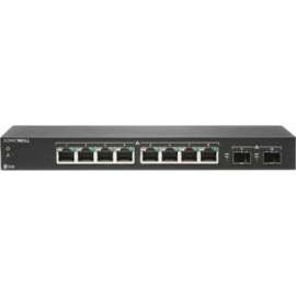 SonicWall Switch SWS12-8, 10 Ports, Manageable, 2 Layer Supported, Modular