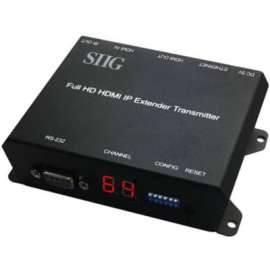 Siig Full HD HDMI Extender over IP with PoE, RS-232 & IR, Transmitter, Over CAT5e/6 up to 100 Meters