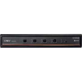 Vertiv Cybex SC900 Secure KVM | Dual Head | 4 Port Universal DisplayPort | USB-C | NIAP version 4.0 Certified - Secure Desktop KVM Switches | Secure KVM Switch | Dual Head | NIAP Certified | Secure Keyboard | 2 to 8 Port, Secure Isolated Channels |