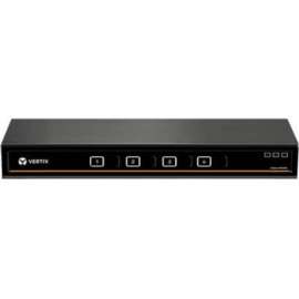 Vertiv Cybex SC800 Secure KVM,  4 Port Universal DP/H Single Display,  CAC PP4.0, Secure Desktop KVM Switches ,  Secure KVM Switch
