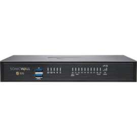 SonicWall TZ570 Network Security/Firewall Appliance, 8 Port, 10/100/1000Base-T, 5 Gigabit Ethernet, DES, 3DES, MD5, SHA-1, AES (128-bit), AES (192-bit), AES (256-bit)