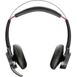 Poly Plantronics Voyager Focus UC, USB-C, No Stand, Stereo, Wireless, Bluetooth, 98 ft