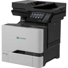 Lexmark CX725de Laser Multifunction Printer - Color - Copier/Fax/Printer/Scanner - 50 ppm Mono/50 ppm Color Print - 2400 x 600 dpi Print - Automatic Duplex Print - Up to 150000 Pages Monthly - 650 sheets Input - Color Flatbed Scanner - 600 dpi Optic