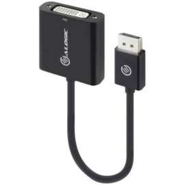 Alogic 20cm DisplayPort to DVI Adapter Male to Female - 7.87" DisplayPort/DVI-D Video Cable for Video Device, Computer - First End: 1 x DisplayPort Digital Audio/Video - Male - Second End: 1 x DVI-D Digital Video - Female - Supports up to 1920 x 120