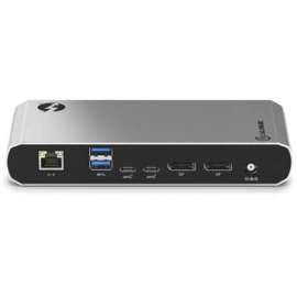 ALOGIC Thunderbolt 3.0 / USB-C TURBO Docking Station - Dual Display 4K@60Hz - for Notebook/Monitor - 60 W - Thunderbolt 3 - 5 x USB Ports - USB Type-C - Network (RJ-45) - DisplayPort - S-Video - Audio Line In - Audio Line Out - Thunderbolt - Wired