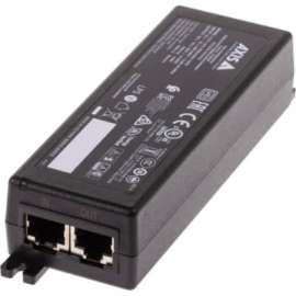 Axis Communications AXIS 30 W Midspan - 120 V AC, 230 V AC Input - 1 x 10/100/1000Base-T Input Port(s) - 1 x PoE Output Port(s) - 30 W - Black