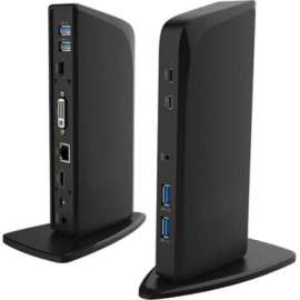 4XEM USB-C 4K Triple Display Docking Station with 65W Power Delivery, for Monitor, 65 W, USB 3.0 Type C, 6 x USB Ports