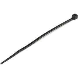 4XEM 100 Pack 6" Reusable Cable Ties, Black Medium Nylon/Plastic Zip Tie, Cable Tie, Black, 100 Pack