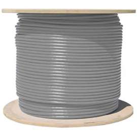 4XEM Cat 5E 1000ft (305 m) Bulk Cable (Grey), 1000 ft Category 5e Network Cable for Network Device, Home Theater System, Desktop Computer, Bare Wire, Bare Wire, 1.2 Gbit/s