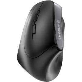 CHERRY MW 4500 Left Wireless Ergonomic Mouse, Optical, Wireless, 2.40 GHz, Black