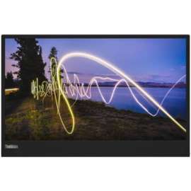 Lenovo ThinkVision M15 15.6" Full HD LCD Monitor - 16:9 - Raven Black - 16" Class - In-plane Switching (IPS) Technology - WLED Backlight - 1920 x 1080 - 16.7 Million Colors - 250 Nit Typical - 6 ms - 60 Hz Refresh Rate - USB Hub