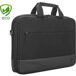 V7 Professional CCP16-ECO-BLK Carrying Case (Briefcase) for 15.6" to 16" Notebook, Black, Briefcase, Front Loading, Shoulder Strap, Trolley Strap, Handle