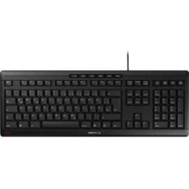 CHERRY STREAM Keyboard, Cable Connectivity, USB Interface, 105 Key, 10 Volume Down, Volume Up, Play/Pause, Browser, Email, Calculator, Previous Track, Next Track, Mute, Lock Hot Key(s)
